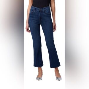 Joe's Jeans High Rise Crop Boot Cut Dark Blue Poppy Jeans Size 29